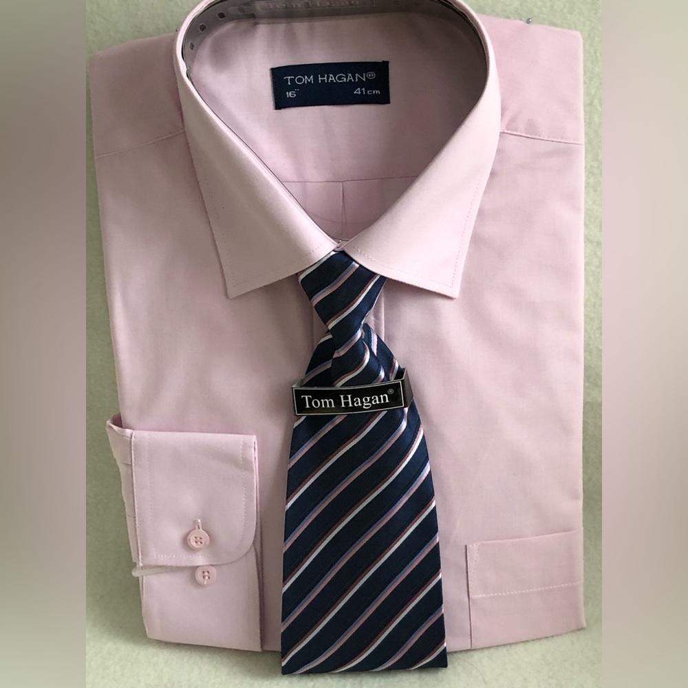 BRAND NEW Men’s Dress Shirt & Tie 16”